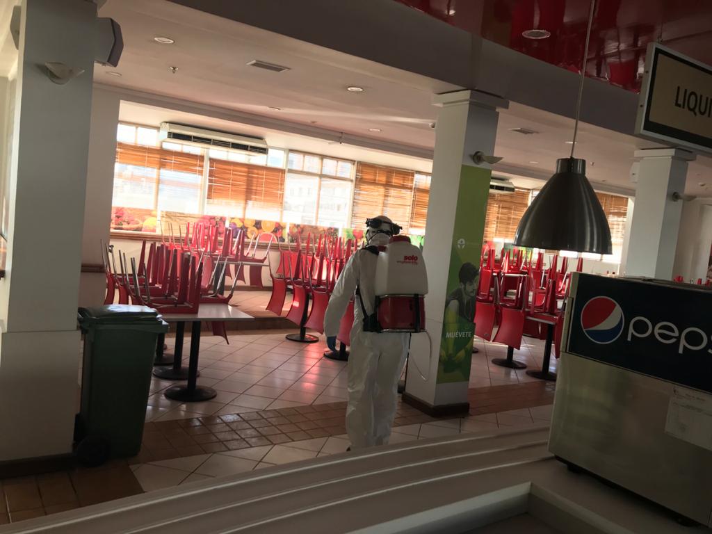 Santización comedores